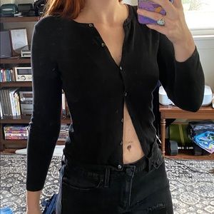 Adorable Black Cardigan